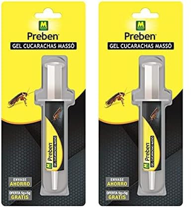 GEL CUCARACHAS PREBEN 10g. PREBEN 231449 MASSÓ (Paquete de 2)