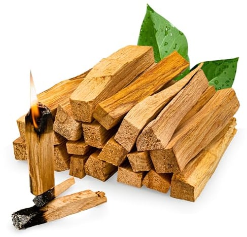 Aromaholik Palo Santo 200g Bio 100% naturrein aus Peru - Räucherholz, Palo Santos Holz - Heiliges Holz - Fallholz Bursera graveolens, Räucherwerk Vorrat für Stressabbau und Reinigung