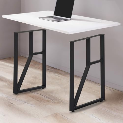 GMSLuu Tischbeine Industriedesign, 50 x 71 cm Metall 2 Stück Belastbar bis 200 kg