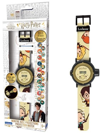 Lexibook, Montre Bracelet Ajustable avec Projections de 20 Images, écran Digital, Disponible en Plusieurs Personnages et Couleurs, DMW050-series