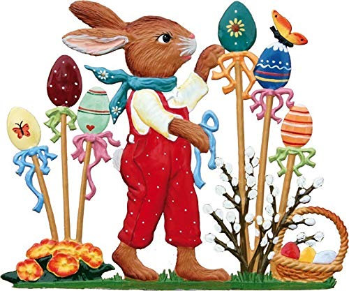 Wilhelm Schweizer Zinnfigur Hase im Ostereiergarten - Jahreshase 2009