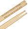 Personnalisé Personnalisé Gravé Tambour Bâtons 5A Luxe QualitéÉrable Bois N'Importe Quel Message Texte en Bois Pointe