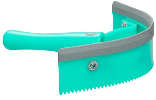 Imperial Riding Schweißmesser IRH, effektives Schweißmesser zum Entfernen von Wasser und Schweiß, ergonomischer Abzieher für Pferdepflege mit stylischem Stall-Look, Jade