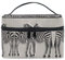 Kunst Abstrakte Zebra Kosmetiktasche Organizer Reißverschluss Make up Taschen Kulturbeutel Waschtasche für Damen Mädchen Frauen
