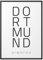 Papierschmiede® Geo Poster Koordinaten Dortmund, A4 Gerahmt im Holzrahmen (schwarz), Stadt Bild als Wanddeko für Wohnzimmer Schlafzimmer Küche Esszimmer, BVB Ruhrgebiet