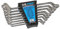US PRO Tools 8 Piece Double Offset Ring Spanner Wrench Set 6-22MM 75DEG 3529