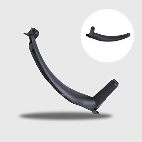 SHSBSCAR E70 Replacement Black Driver's Side Interior Left Front/Left Rear Door Handle for BMW X5 X6, Car Door Armrest Support Handle for BMW E70 E71 E72 (2008-2014) - Replaces OEM 51416969401