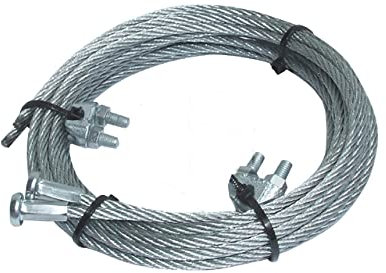 Coppia cavi per porta basculante mm.4 mt.3