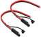 Cavo di Prolunga da SAE 18 AWG, Connettore SAE, 2 Pezzi Connettore SAE ad Alimentazione Rapida per Pannelli Solari Rimorchio da Campo e Motoslitte, Auto, Motociclette, Ecc.(30cm), Butyeak