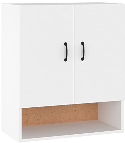 vidaXL Armadietto a Muro Bianco 60x31x70 cm in Legno Multistrato