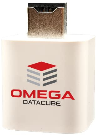 ThePhotoStick Omega DataCube 128GB USB Flash Drive - Photo and Video Backup