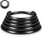 16G Daith Ohrringe Chirurgenstahl Gestapelter Septum-Nasenring 16G Septum-Schmuck Nahtloser Clicker-Ring Schwarze Nasenringe 10mm Daith-Piercing-Schmuck Conch Hoop Helix Knorpel Rook Ohrring 5-Tier