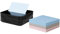 Post-it Notizspender, modernes Schwarz, Packung enth lt Spender und 3 Super Sticky Pop-Up Haftnotizenbl cke, 2X The Sticking Power (WAVE-330-BKVP)