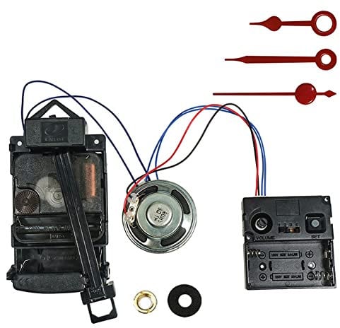 MoreChioce Pendeluhr Bewegung Ersatz Uhrwerk, Quarzuhrwerk Mechanismus Reparaturwerkzeug Pendeluhr-Komplett-Kit Chime Melody Ersatzteile DIY Reparatur Teile,Typ 6