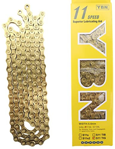 DJC Bike Chain 11 Speed for Road Bike MTB Mountain with Quick Link YBN for Shimano Sram System and KMC