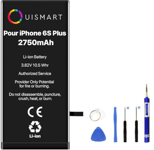 OUISMART® Batterie pour IPHONE 6S Plus Interne Neuve DE Remplacement avec Outils
