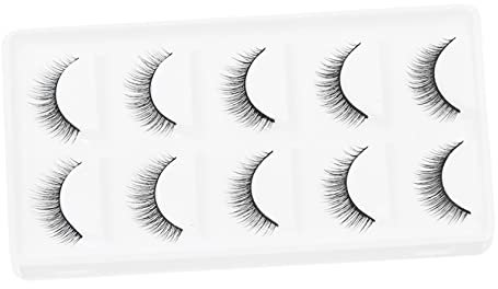 FRCOLOR 10paare Falsche Wimpern Natürliche Wiederverwendbare Kunstwimpern Für Frauen Und Mädchen Makeup Hochzeit Und Fotografie