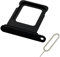 MMOBIEL SIM-Kartenhalter Kompatibel mit iPhone 13 - SIM-Tray - SIM-Kartensteckplatz - SIM-Kartenhalter Ersatz - Inkl. SIM-Nadel und wasserdichtem Gummiring - Schwarz