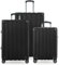 Hauptstadtkoffer Q-Damm - 3er Kofferset - Handgepäckskoffer 54 cm, mittelgroßer Koffer 68 cm + großer Reisekoffer 78 cm, Hartschale ABS, TSA, Schwarz