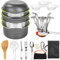 Camping Geschirr Set, Camping Kochgeschirr, Aluminium Camping Töpfe, Outdoor Kochgeschirr, Campinggeschirr, Mini Camping Geschirr, Outdoor Geschirr Set Mit Camping Topf Für Outdoor Wandern Picknick