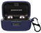 Case for Sennheiser MOMENTUM True Wireless 4 with Carabiner,Anti-Scratch Premium Soft Silicone Full Protective Case,Shockproof Ultra Slim Headphone Protective Case,Blue