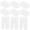 BUGUUYO 10pcs Radiator Vibration Inserts Black Plastic Protective Cover Radiator Bracket Accessories for Black Hook