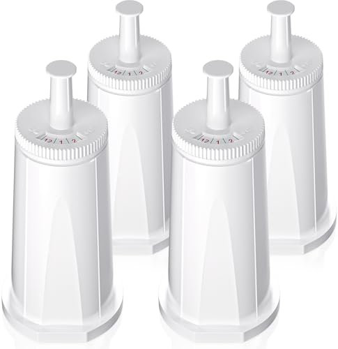 Replacement Water Filter, with Barista Touch Espresso Machine BES880, Barista Pro BES878, Oracle Touch BES990, Oracle BES980, Dual Boiler BES920 Bambino ClaroSwiss Sage (Pack of 4)