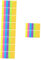 EXCEART 5 Stück 6 Haftnotiz notizblöcke notizzettel goldene Aufkleber Scrapbooking Memo-Sticker-Notizen Liste Memo-Aufkleber für den täglichen Gebrauch Karteikarten-Notizaufkleber Papier