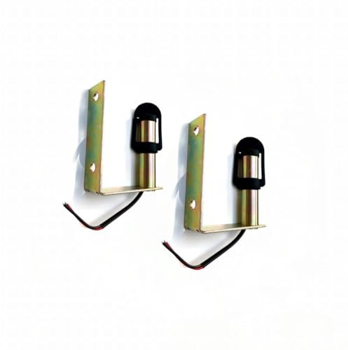 MelTruck® 2x Halter für Rundumleuchte Aufsteckrohr drehbar Kabel Rundumkennleuchte Ø 24 mm (Aufsteckrohr U)
