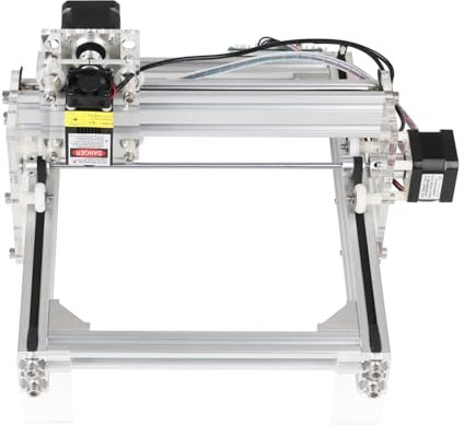 20W MINI DIY Desktop Engraving Machine Picture Logo CNC Printer Working Area 20cm*17cm Wood Router Engraver with High Efficiency(20W Laser)