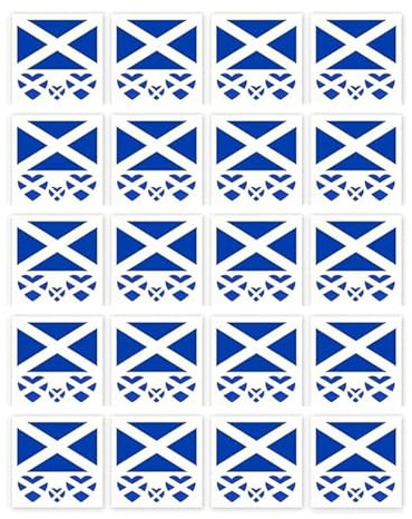 Scotland Flag Temporary Remembrance Day Tattoos, Scotland Stickers, National Flag Face Tattoo Stickers, for Scotland Party Decorations