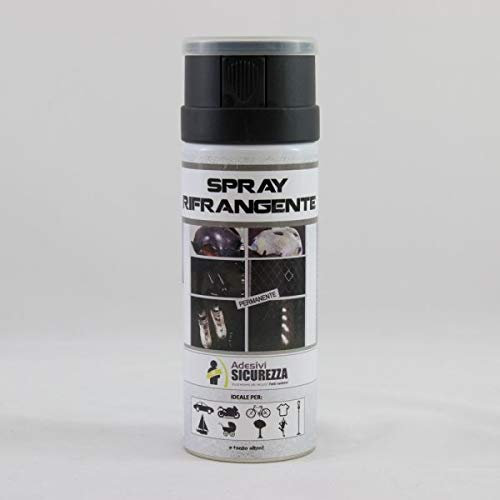 StickersLab - Vernice Spray catarifrangente permanente silver reflective ml 400 SALVAVITA