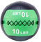 Fitvids Workout Übung Fitness gewichteter Medizinball, Wandball und Slam Ball, Wandball, 4,5 kg