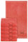 Sansibar 6er Set Gästetuch 30x50 cm – Saugstarkes Frotteetuch aus 100 % Baumwolle – Oeko-TEX Zertifiziert– Sylt-Design mit gesticktem Säbel-Logo – Coral