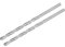sourcing map HSS(High Speed Steel) Extra Long Twist Drill Bits, 6.5mm Drill Diameter 160mm Length for Hardened Metal Woodwork Plastic Aluminum Alloy 2 Pcs