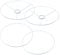 Meprotal Lampenschirm Ring DIY Trommelring Deckenleuchte Rahmen Lampenschirmhalter Runde Metallringstütze Fitter Ring Unterstützung 30 cm Durchmesser, 2 Sets