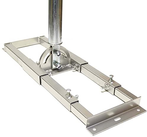 Vizyon Profi Dachsparrenhalter 100cm Mast 48mm Stahl feuerverzinkt Sparren-Halterung für Satelliten-Antenne Satellitenschüssel