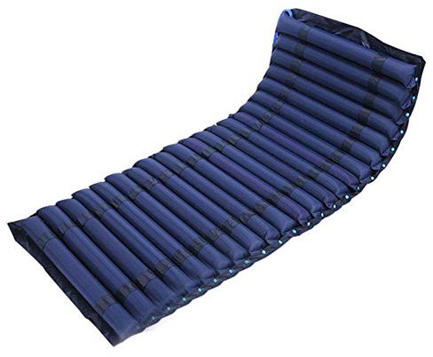 Samnuerly Anti-Dekubitus-Luftmatratze, Streifen, aufblasbare Anti-Dekubitus-Matratze, wasserdicht, atmungsaktiv, Entlastung, Ermüdung, abnehmbares Airbag-Kissen, Wunde Kissen