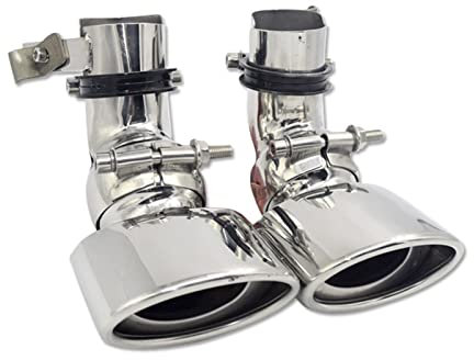 Endschalldämpfer Auspuffrohr Ausgangsabdeckung Für Mercedes Für Benz W211 E300 E280 E260 2002 2003 2004 2005 2006 2007 1 Paar Auto Auspuff Single Out Schalldämpfer Tipps Schwanz Kehle