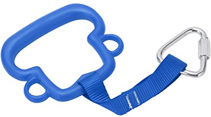 HEEPDD Swing Bar Ring, Gym Ring Kletterausrüstung Monkey Style für Klettergerüste (Blau)