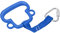 HEEPDD Swing Bar Ring, Gym Ring Kletterausrüstung Monkey Style für Klettergerüste (Blau)