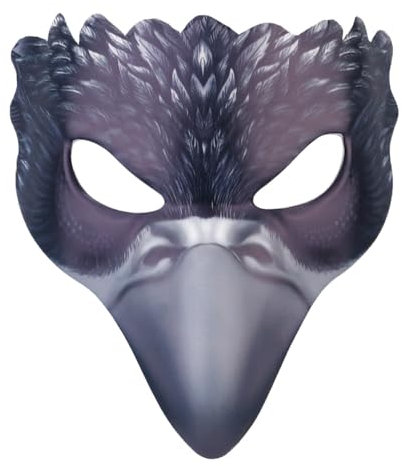 VICASKY Krähenmaske, Maske Rabe Vogelmaske Tiermasken Lustige Maske Vogel Maske Weißkopfseeadler-Masken Halloween Adler Kostüm Abschlussball EVA Kleidung