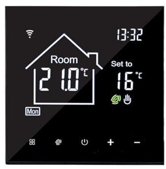 ANCLLO Termostato Intelligente WiFi Risparmia Energia Termostato Ambientale Digitale Regolatore di Temperatura per Riscaldamento a Pavimento per Riscaldamento Elettrico