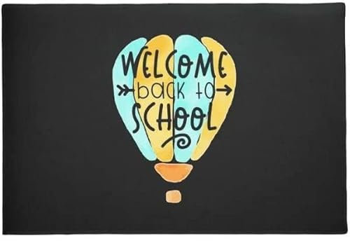MIAOMANSENSTORE zerbino di BENTORNO A SCUOLA, zerbino di casa per studenti e insegnantiZerbino ingresso esterno Decorazioni casa Regali