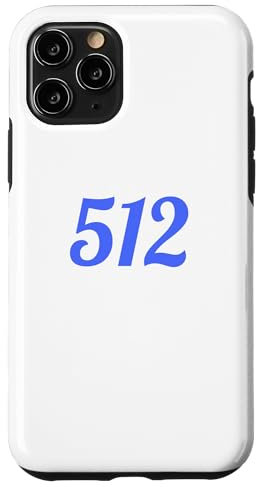 Custodia per iPhone 11 Pro Codice Area 512 Austin Texas TX 512