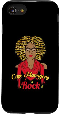 Hülle für iPhone SE (2020) / 7 / 8 Black Case Managers Rock Care Manager Patient Sozialarbeiter