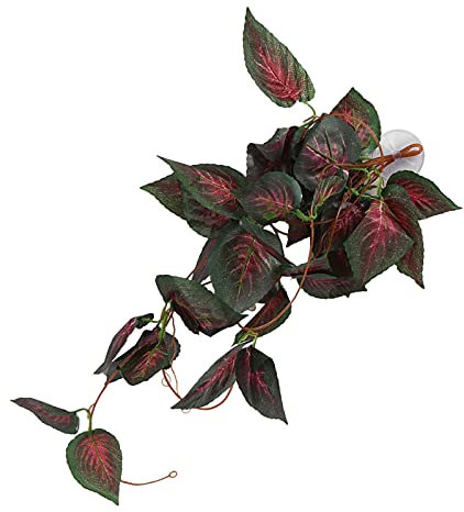 YDuupxe Gefälschte Weinrebe Hängepflanze Simulierte Rattanform Kletternde Haustierbox Grüne Weinrebe Landschaftsbau für Aquarium Zur Dekoration (#6)