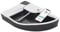 Smart Kitty self-cleaning litter tray, Thermal sensors, Robust metal mechanism, Modular design (White-Black, Closed) (Black&White, Open)