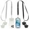 flintronic Mobile Phone Lanyard, 2PCS Adjustable Collar Lanyard with 4 Patches, Adjustable Universal Cell Phone Cord Strap for Neck Strap Crossbody Strap Wrist Strap, Compatible with most Phone Cases
