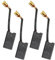 Selyse Lot de 2 paires de balais de charbon moteur - 6 x 12 x 22 mm - Pièces de rechange pour perceuses perforatrices Titan TTB278SDS TTB631SDS TTB572SDS TTB571SDS - Remplacement fiable des brosses